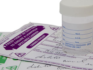 Medical slips and fluid container